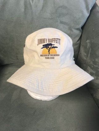 Jimmy Buffett Far Side Of The World Tour 2002 Bucket Sun Hat One Size Fits All
