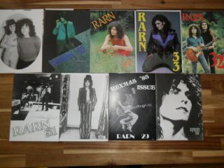 Marc Bolan Fan Club Rarn Magazines