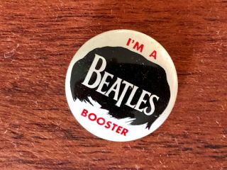 Vintage I’m A Beatles Booster Pin Button -