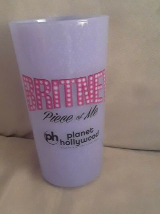 Britney Spears Piece Of Me Las Vegas Souvenir Cup Planet Hollywood Collectible