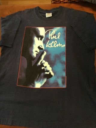 Phil Collins Vintage Official Both Sides Tour T Shirt 1994 Xl Man