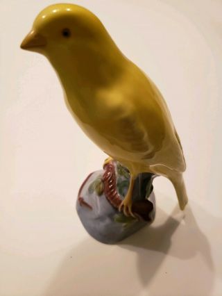 Spode Copeland China England Yellow Canary Bird Figurine 5 "