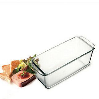 Fast Simax Glassware Glass Loaf Dish,  11 " X 4.  8 " X 3 "