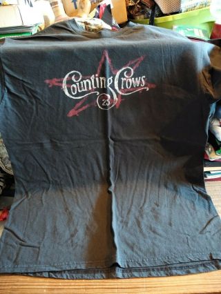 Counting Crows 25th Anniversary Concert T - Shirt Size Large 2018 Shirt