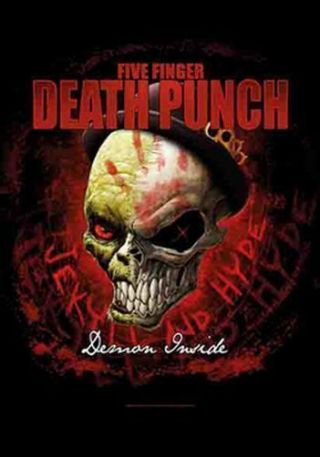 Five Finger Death Punch - Demon Inside Fabric Poster - 30x40 Wall Hanging 1182
