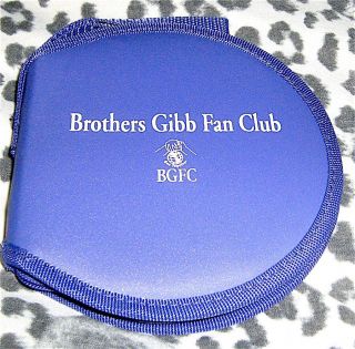 Bee Gees Brothes Gibb Fan Club Zipped Cd/ Dvd Case