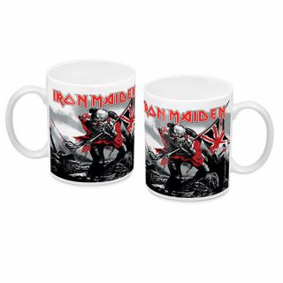 Iron Maiden Trooper Design 330ml Ceramic Coffee Mug Bar Man Cave Christmas Gift