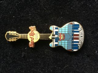 Hard Rock Cafe Amsterdam Facade Guitar Pin (b)