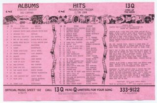 13q Wktq Pittsburgh Vintage April 26 1975 Music Survey Elton John 1 Pepsi