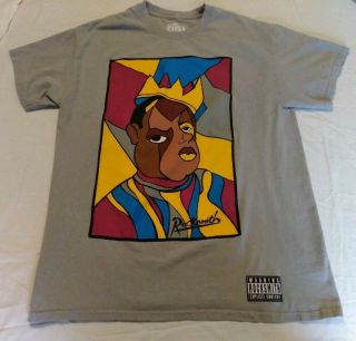 Notorious BIG Biggie Smalls T - Shirt RockSmith Picasso Rap 90 Vintage Hip Hop LRG 2
