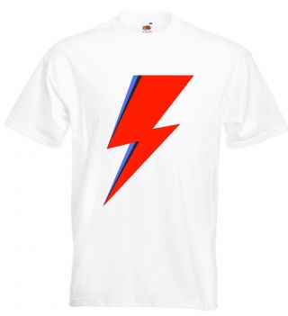 David Bowie Inspired Flash T Shirt Spiders From Mars Ziggy Stardust Mick Ronson
