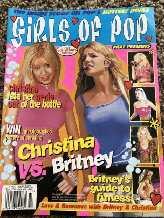 Britney Spears Rare Christina Aguilera ‘girls Of Pop’ Fanzine 1999 2000