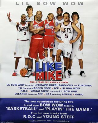 Lil Bow Wow 2002 Be Like Mike Double Sided Promo Poster