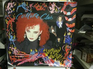 Culture Club “waking Up With The House On Fire” 1984 Promo Poster 36”x36”