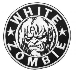 White Zombie Circle Monster Patch Official U.  S.  Rob