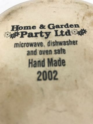 Home and Garden Party Ltd 2002 Stoneware Sunflower BEE Spoon Rest Holder 5