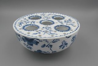 Mottahedeh Portugal Blue & White Bulb / Flower Frog Bowl - Metropolitan Museum