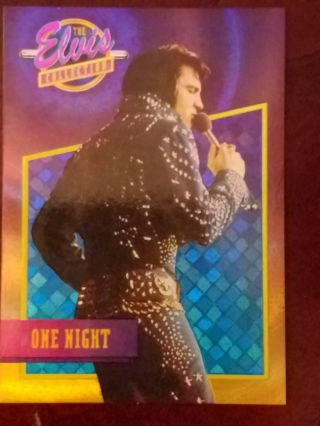 Rare Set 3 Elvis Presley Foil Card 30 " One Night "