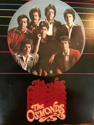 Osmonds 1979 Tour Concert Program Book Featuring Donny And Marie Osmond