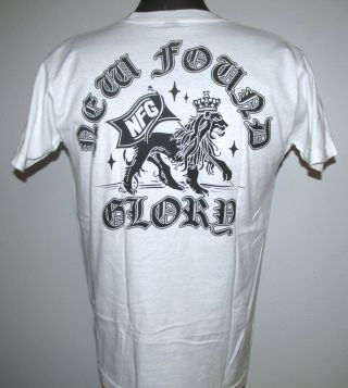Found Glory White Nfg Concert T - Shirt Pop Punk Medium Tour Nos Cd Lp 7 " Tape