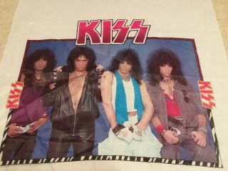 KISS - 1985 - Tapestry/poster - official item - Gene Simmons/Paul Stanley 2