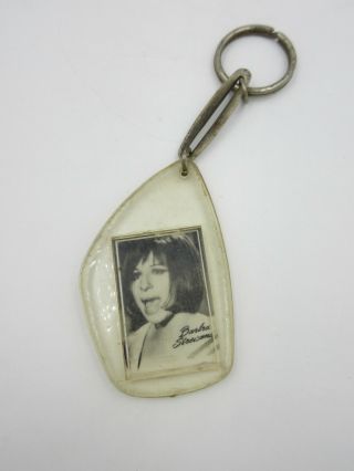 Old Keyfob Keychain Barbra Streisand Vitella Pudding Bought In Amsterdam Vintage