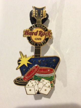 Hard Rock Cafe Las Vegas The Strip 2009 Gambling Guitar Pin