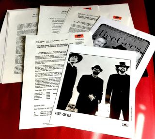 Bee Gees Promo Information Pack For Still Waters