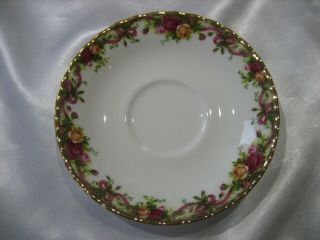 ROYAL ALBERT OLD COUNTRY ROSES RUBY CELEBRATION PLATE,  CUP & SAUCER 7