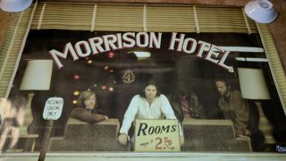 The Doors Poster Morrison Hotel 24x36 Jim Morrison Htf Oop Us 2004 Funky A,