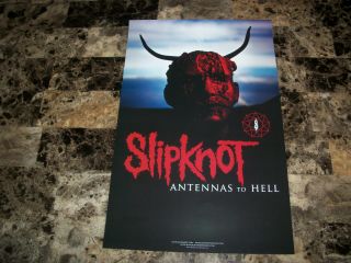 Slipknot Rare Authentic Promo Poster Antennas To Hell Corey Taylor
