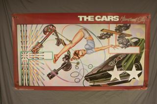 The Cars Heartbeat City Promo Poster 1984 80 