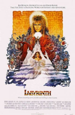 David Bowie Labyrinth Poster
