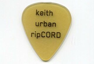 Keith Urban 2016 Ripcord World Tour Guitar Pick His Custom Concert Stage Pick