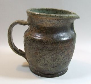 Hyder Pottery (john) Pitcher - North Carolina - Raku (6134)