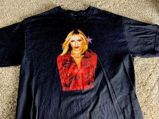 Rare Vintage Madonna 2001 Drowned World Tour T - Shirt Size Large (fits Like Med. )