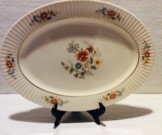 Oval Platter,  Lenox Temple Blossom,  Made In Usa,  16 Inches