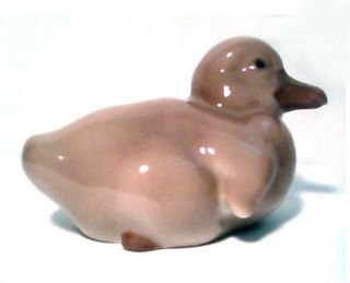 B & G Bing Grondahl Denmark Porcelain Brown Tan Baby Duck 2.  5 " Figurine 1548