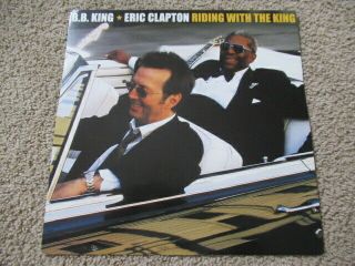 Vintage Bb King Eric Clapton Music Poster Flat Promo Riding W/ The King 2000