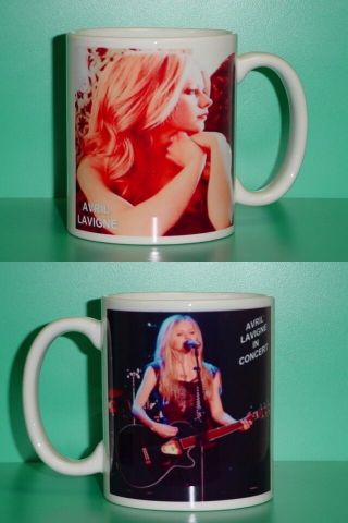 Avril Lavigne - With 2 Photos - Designer Collectible Gift Mug