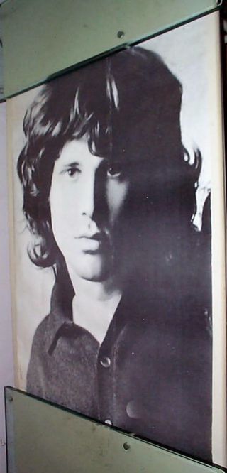 Jim Morrison The Doors 70s Vintage B&w Portrait Poster