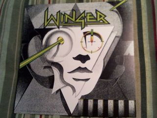 1988 Winger Self Titled Album Flat Double Sided Promo Display Poster