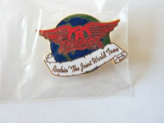 Aerosmith Rockin The Joint Tour Concert Promotion Banner Pin Badge