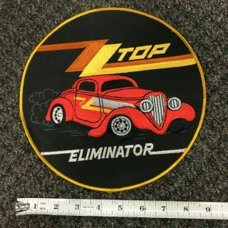 Patch Large - Vintage Zztop Eliminator Car Backpatch - Embroidered Nos 1982