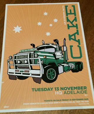 Cake Rare Aussie Tour Promo Poster