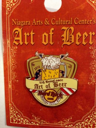 Hard Rock Cafe Niagara Falls Ny 2016 Art Of Beer Pin