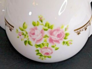 Rachel Ashwell Shabby Chic Treasures Teapot Pink Roses 6 3/4 