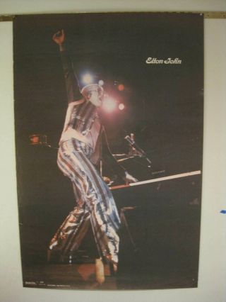 346 Vintage Elton John On Stage Novelty Poster Studio One Usa 1973