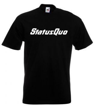 Status Quo T Shirt Rick Parfitt Francis Rossi John Coghlan John " Rhino " Edwards