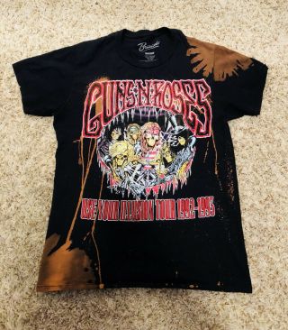 Guns N Roses Bravado Black Tie Dye Rare T Shirt Mens Size Small